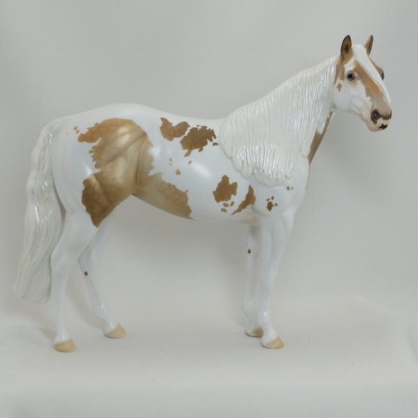 CORN CHEX - OOAK Dapple Palomino Paint Stock Horse 4/15
