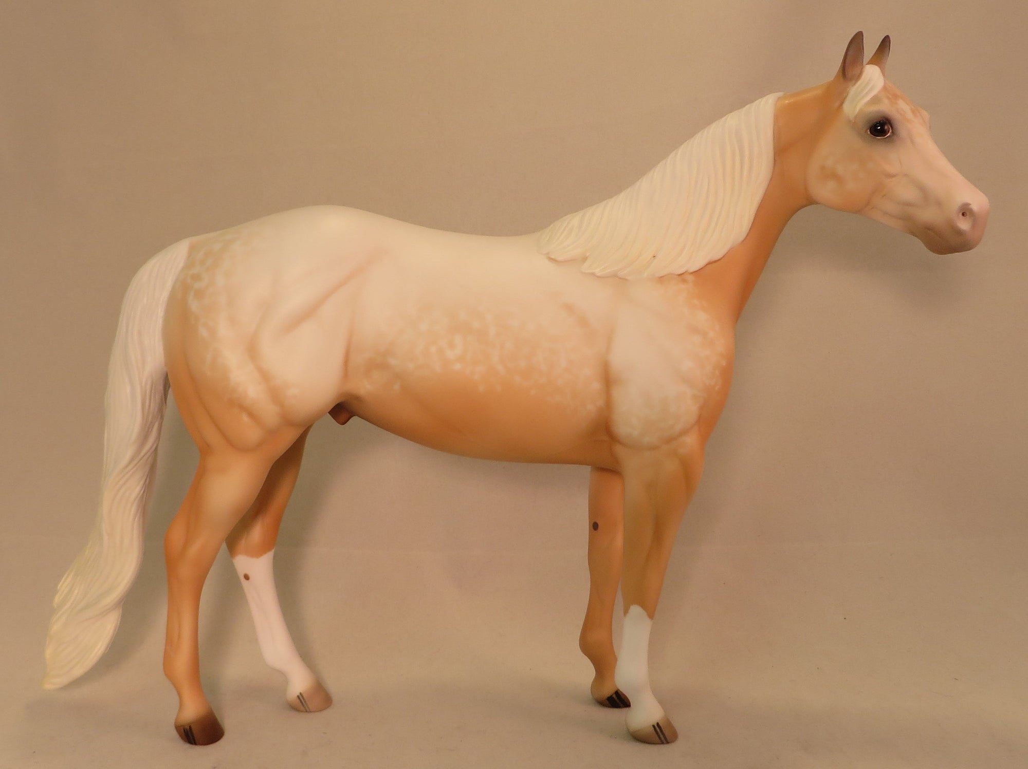 ORANGE CRUSH - OOAK Palomino Stock Horse Model