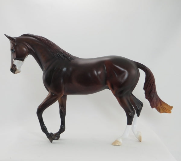 VIZZARD - OOAK Dappled Liver Chestnut Thoroughbred Horse - 5/15