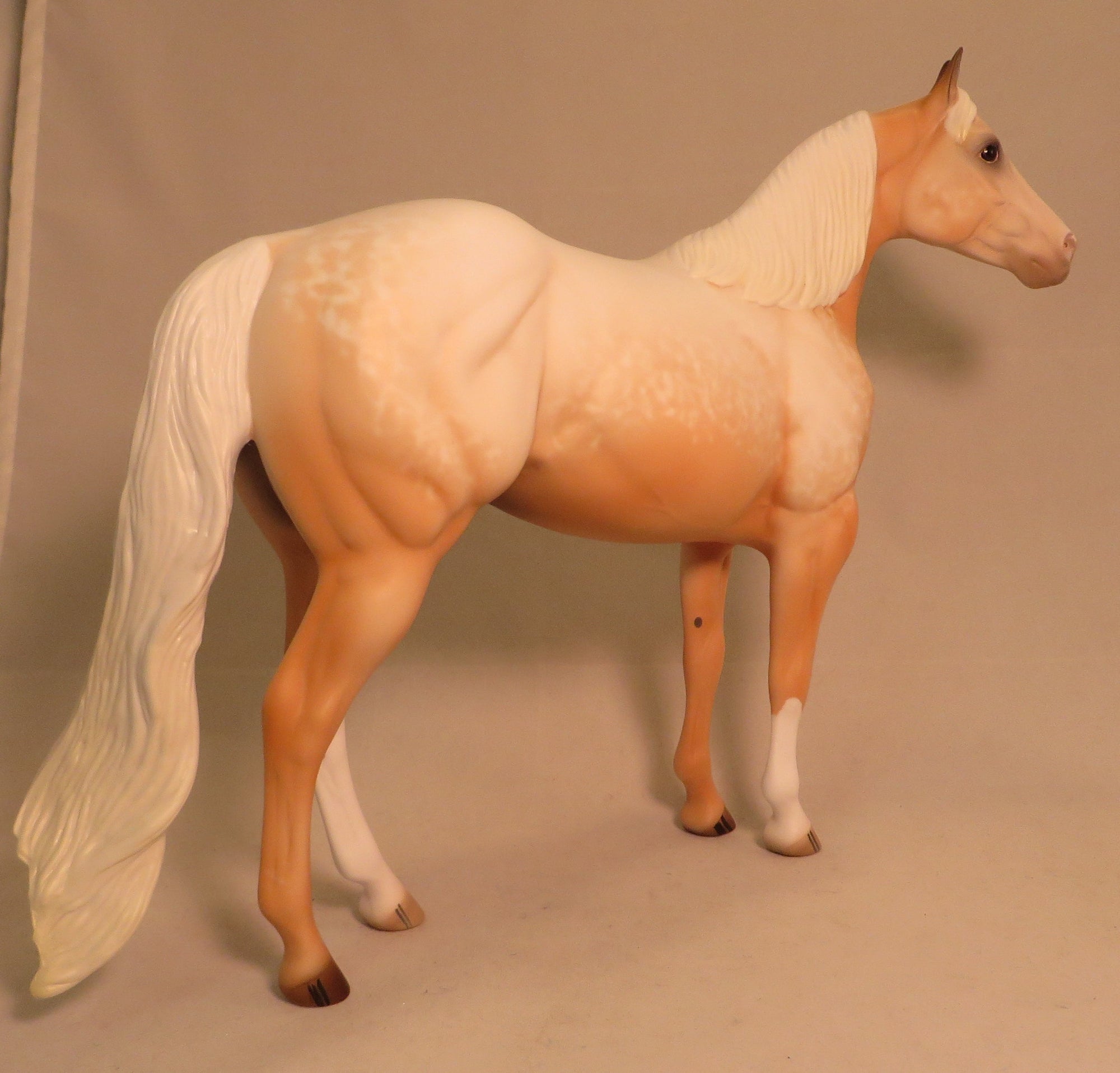 ORANGE CRUSH - OOAK Palomino Stock Horse Model
