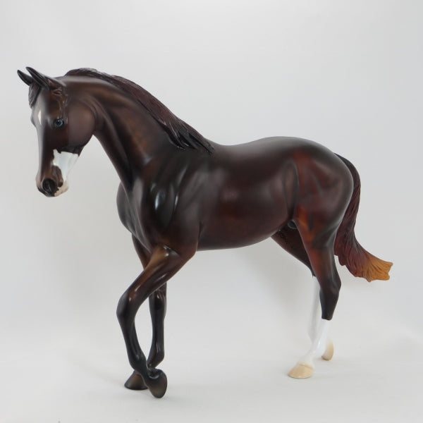 VIZZARD - OOAK Dappled Liver Chestnut Thoroughbred Horse - 5/15