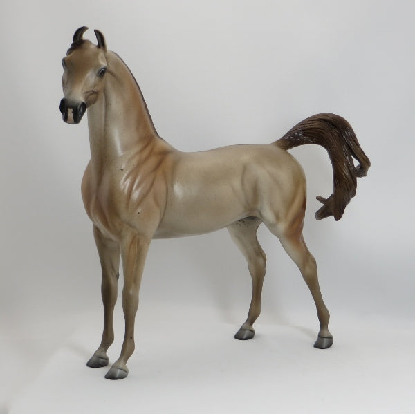 CANTRELL - OOAK Brown Roan Marwari Arabian Model Horse - 5/15