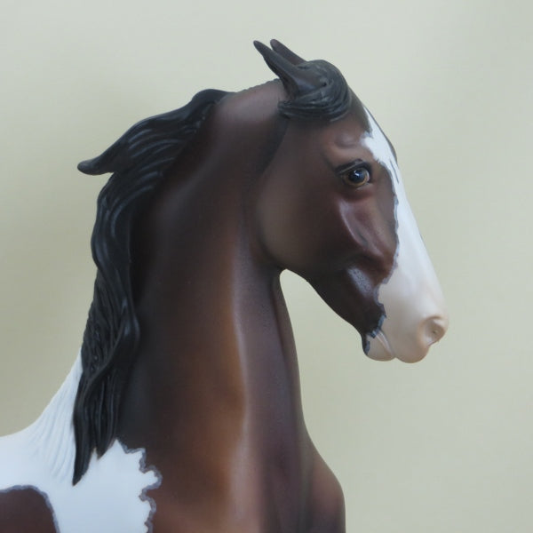 DELANEY - OOAK Dapple Bay Pinned Ear Pinto Saddlebred w/ Mapping 3/15