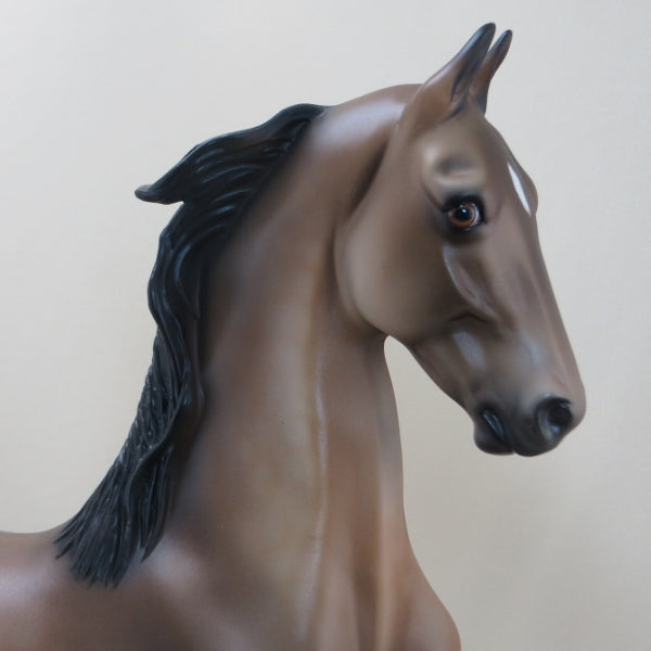 JAM ON GERRY'S ROCK - OOAK Sooty Buckskin Saddlebred Model Horse - 3/15