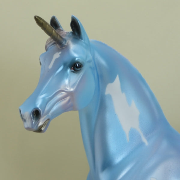CANNY - OOAK Blue Pinto Unicorn 3/15