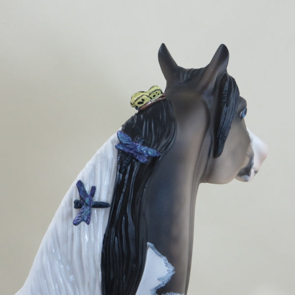 ON THE WING - OOAK Dapple Sooty Buckskin Pinto Morgan Mare with Insects 3/15