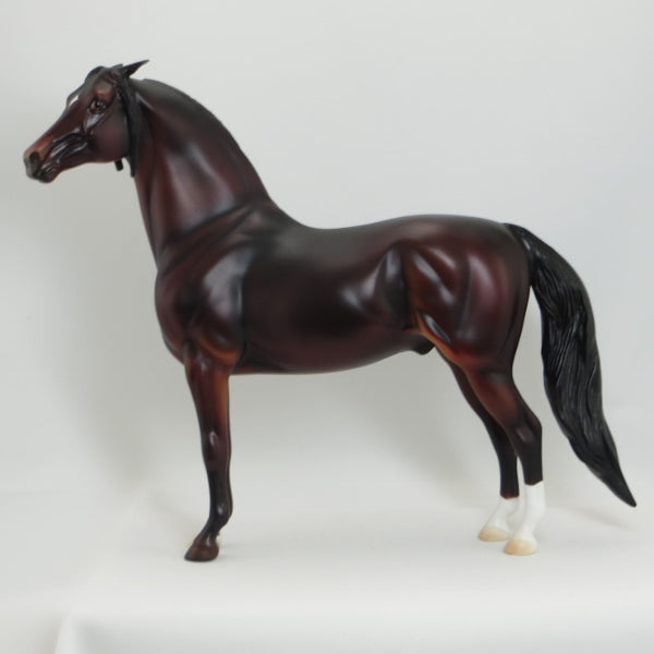 I'LL B-THERE - Bay Pinned Ear Morgan Model Horse - LE3 - 5/15