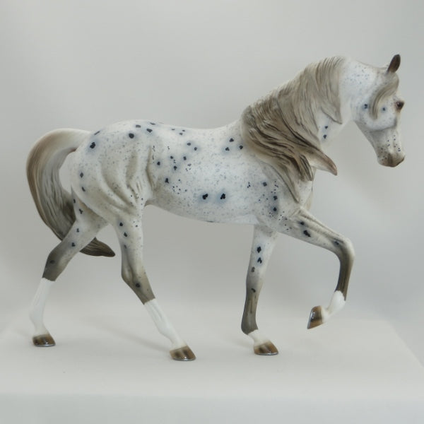 SPOTS OF MANY - OOAK Appaloosa Tennessee Walker Model Horse - 5/15