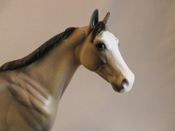 Buckskin Appaloosa Horse Sculpture