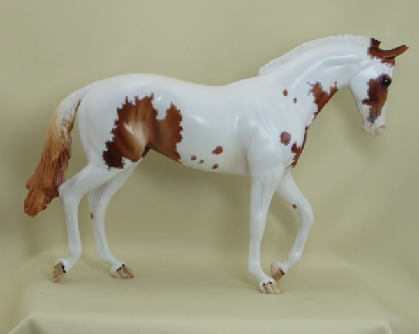 RAMBLIN' GIRL - OOAK Chestnut Pinto Thoroughbred with Mapping 3/15