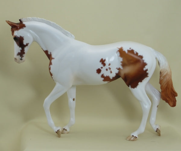 RAMBLIN' GIRL - OOAK Chestnut Pinto Thoroughbred with Mapping 3/15
