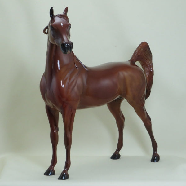 RED LICORICE - OOAK Chestnut Arabian GLOSS 3/15