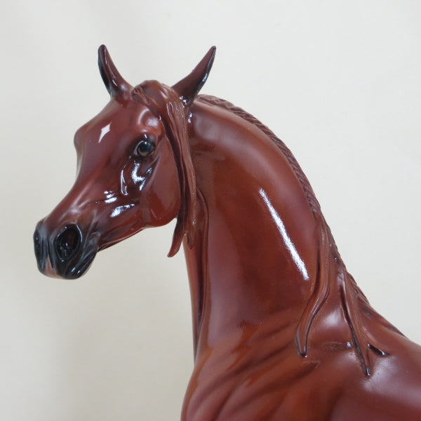 RED LICORICE - OOAK Chestnut Arabian GLOSS 3/15