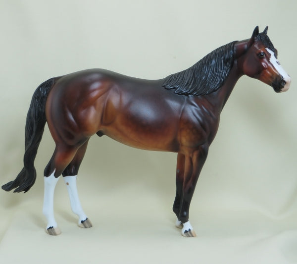 YAHTZEE - OOAK Dapple Bay Stock Horse 4/15
