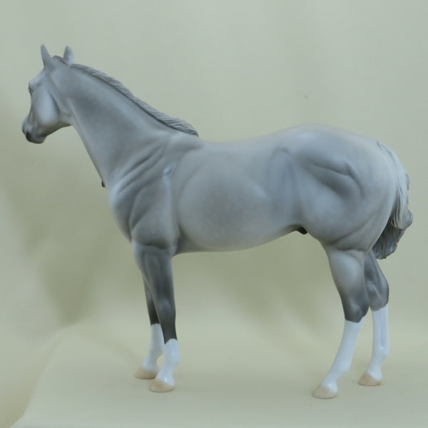 BONKERS - OOAK Dapple Gray Stock Horse - 4/15