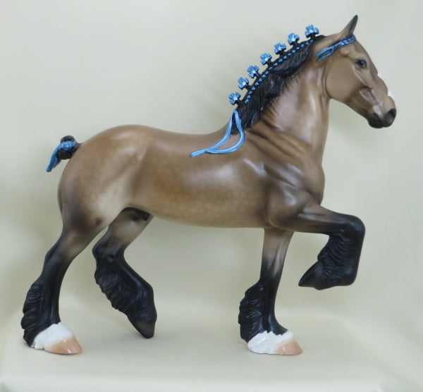 THEODORABLE - Dupple Buckskin Trotting Draft Horse LE5 3/15