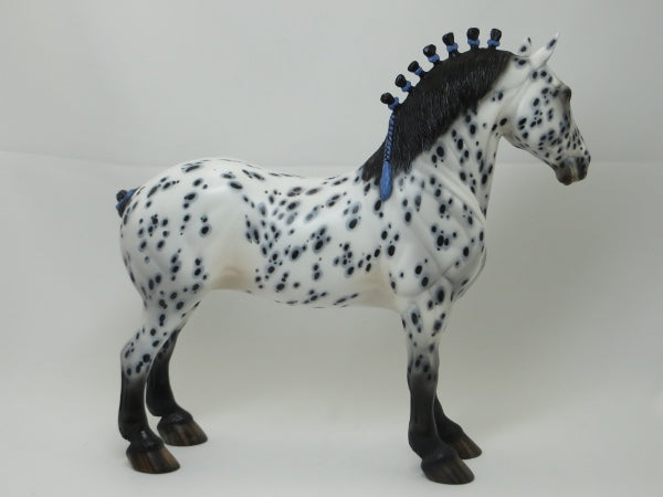 PADDINGTON - OOAK Leopard Appaloosa Standing Draft with Tucked Head 2/15