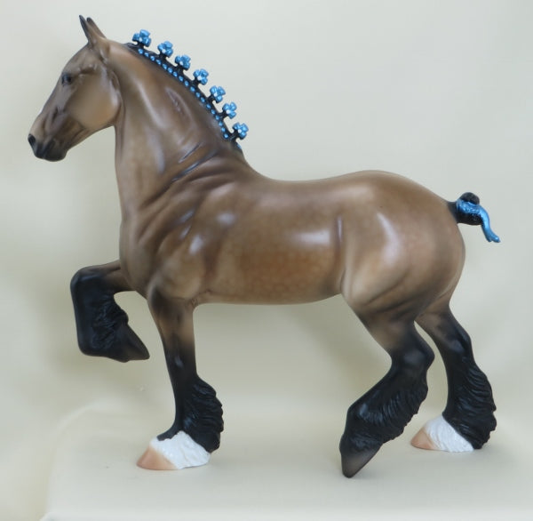 THEODORABLE - Dupple Buckskin Trotting Draft Horse LE5 3/15