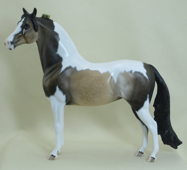 ON THE WING - OOAK Dapple Sooty Buckskin Pinto Morgan Mare with Insects 3/15