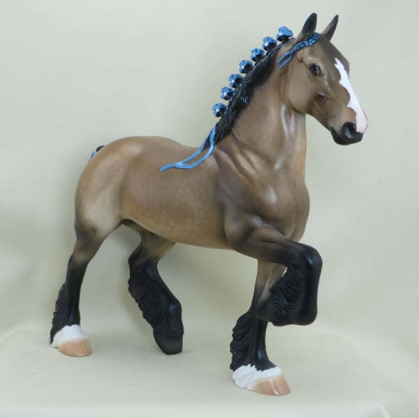 THEODORABLE - Dupple Buckskin Trotting Draft Horse LE5 3/15