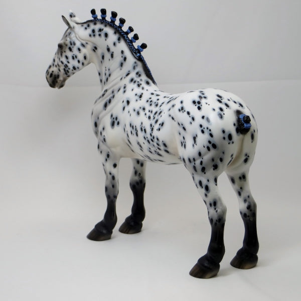 PADDINGTON - OOAK Leopard Appaloosa Standing Draft with Tucked Head 2/15