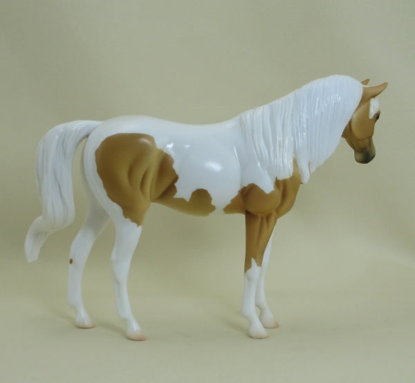 SUPER HONEYMOON - Golden Palomino Pinto Arabian Pebbles LE3 3/15