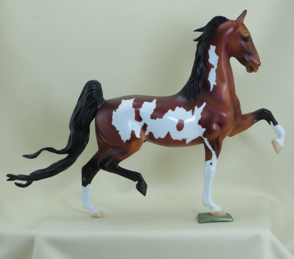 MACQUAIDS - OOAK Bay Pinto Lifted Tail Saddlebred 3/15