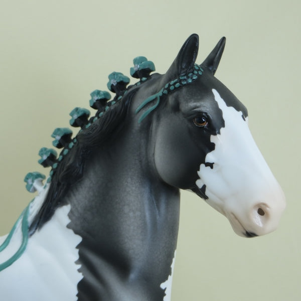 WHAT A HOAX - OOAK Pintaloosa Draft Horse 3/15