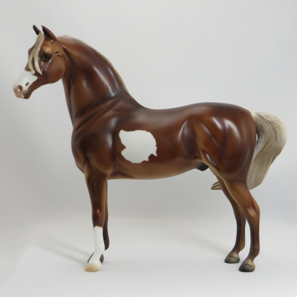 THE JOKER - OOAK Sorrel Pinto Morgan Model Horse - 5/15