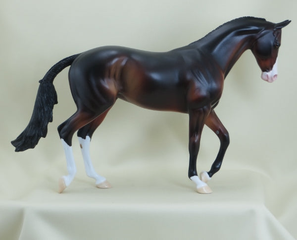 SKERRETT - OOAK Seal Bay Braided Mane Thoroughbred 3/15