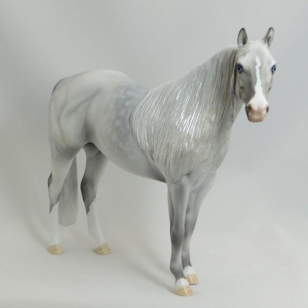 FERNWOOD - OOAK Star Dapple Gray Stock Horse 5/15