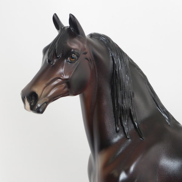 MICCO CHEIF - OOAK Dark Dapple Seal Bay Morgan Model Horse - 5/15