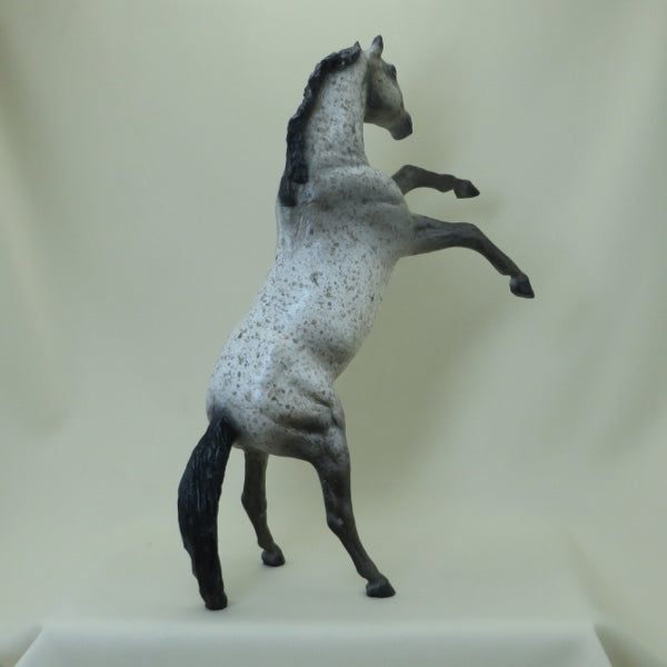 CRACKER JACK - OOAK Appaloosa Rearing Model Horse - 4/15