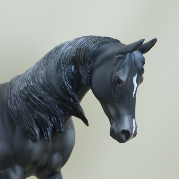 MUCKLEY - OOAK Gray Wind Swept Thoroughbred 3/15