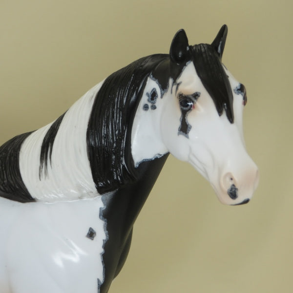 FLAMBEAU - OOAK Black Paint with Mapping 4/15