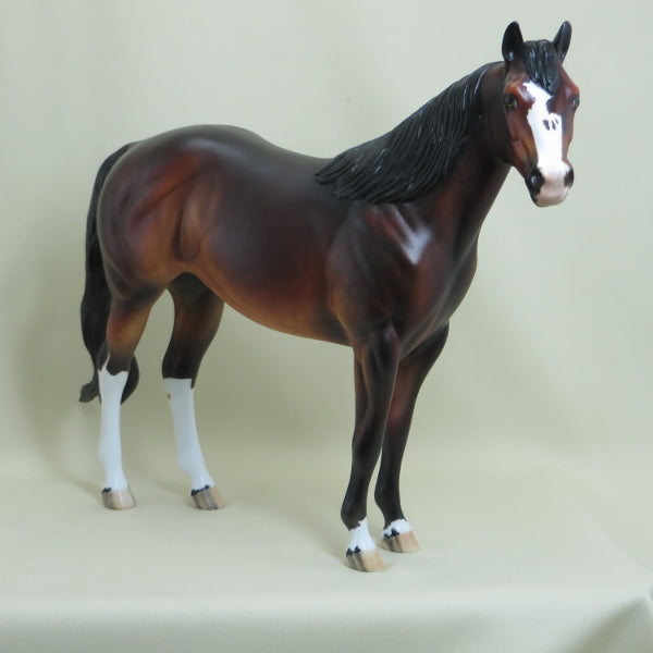YAHTZEE - OOAK Dapple Bay Stock Horse 4/15