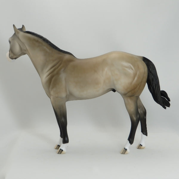 SAPATA DANCING BEAR - OOAK Buckskin Stock Model Horse - 5/15