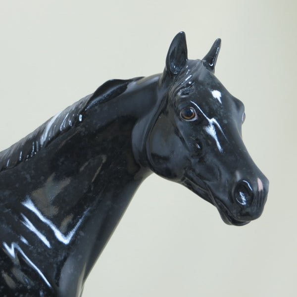 NIGHTSHADE CRUNCH - OOAK Appaloosa Stock Model Horse - 4/15