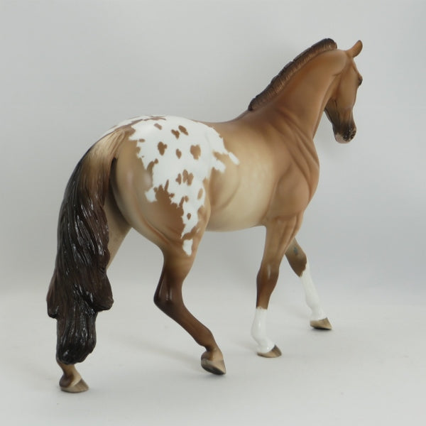 CHAMP - OOAK Claybank Dun Appaloosa Blanket Pony by Sheryl Leisure - 5/15