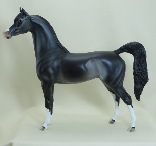 FEARLESS - OOAK Gray Long Mane Arabian Mare - 3/15