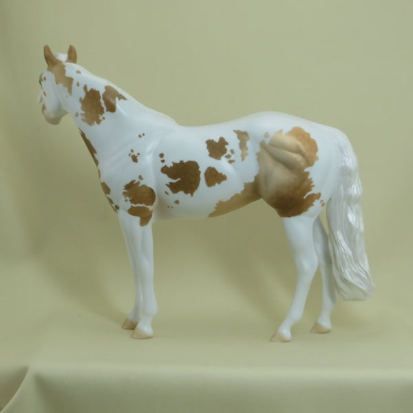 CORN CHEX - OOAK Dapple Palomino Paint Stock Horse 4/15