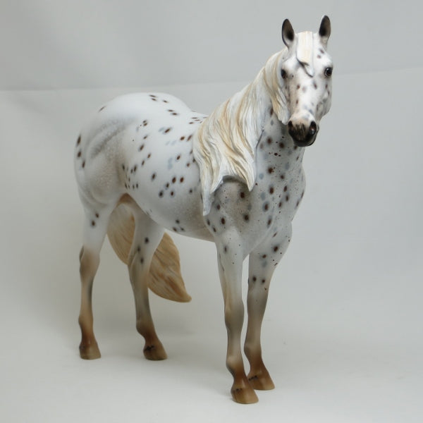 ILMJ ("I LOVE MY JOB") - OOAK Chestnut Appaloosa Stock Horse - 2/15