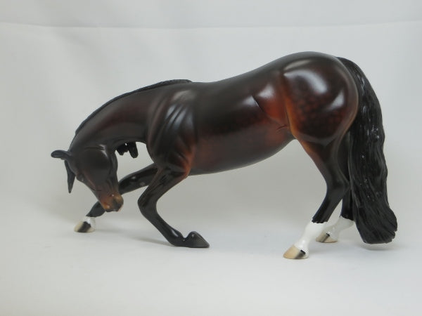 ADAD ("ANOTHER DAY ANOTHER DOLLAR") - OOAK Dapple Dark Bay Bowing Performance Horse - 2/15