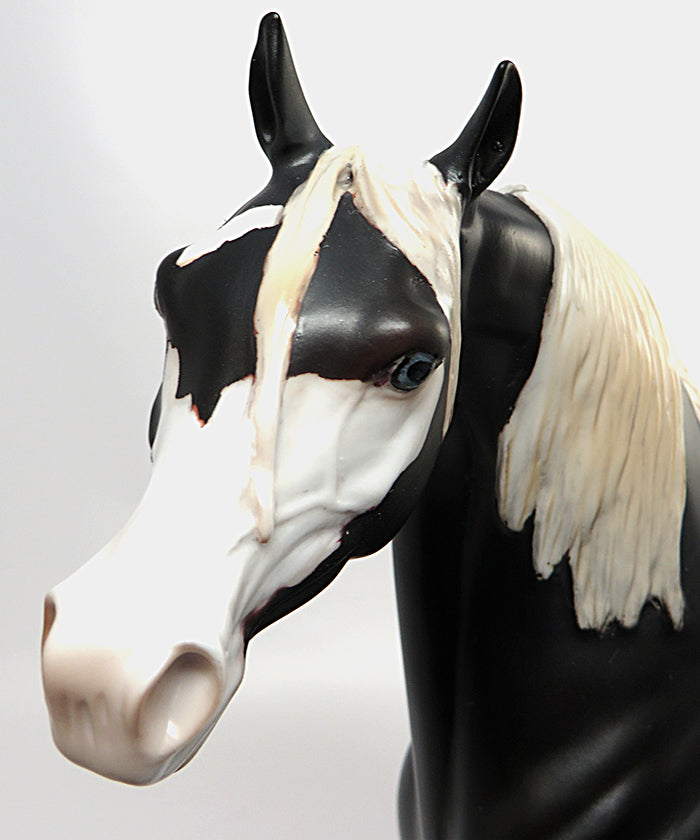 BLACK JACK-OOAK BLACK ARABIAN MODEL HORSE 8/2