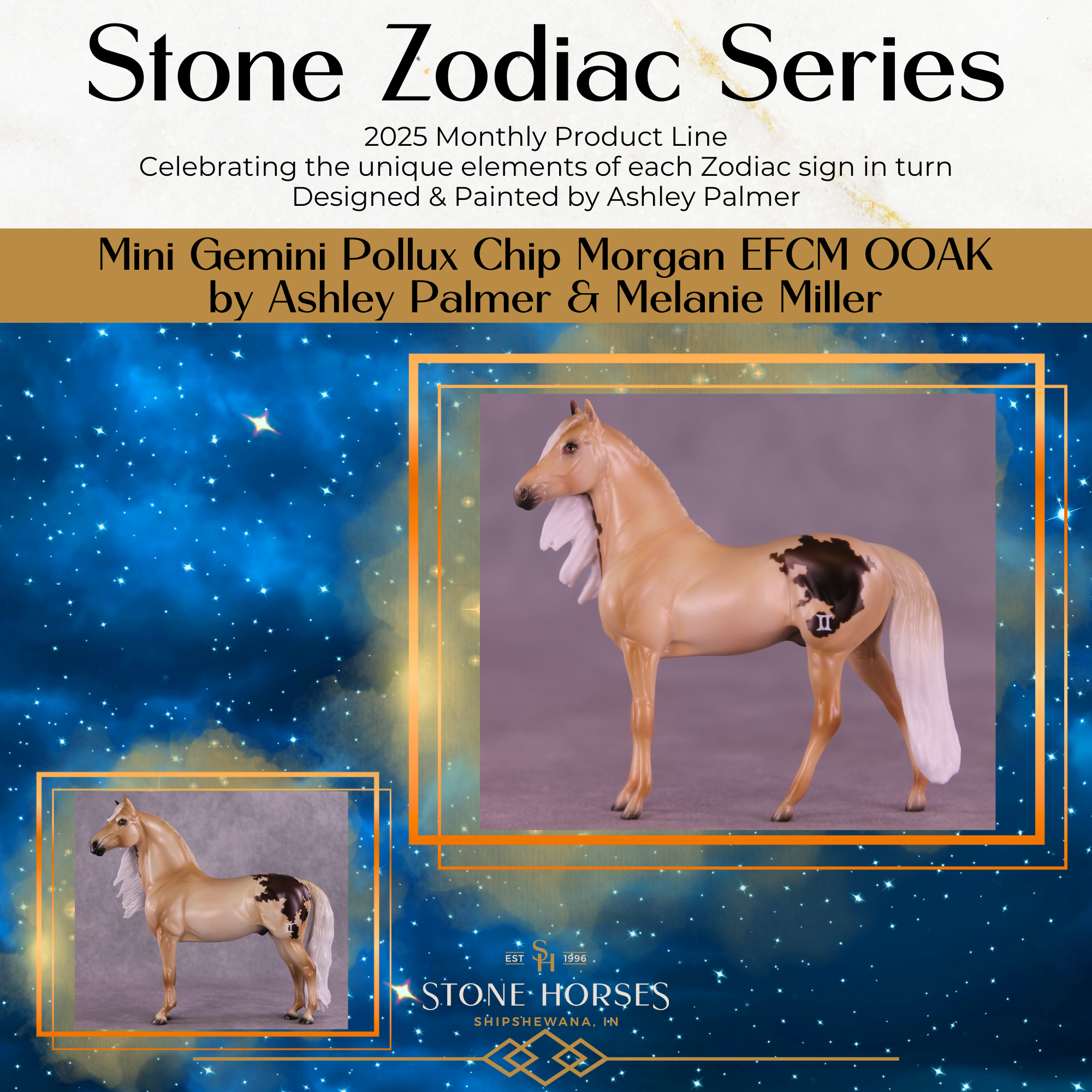 Mini Pollux OOAK EFCM Chip Morgan by Ashley Palmer & Melanie Miller SCD26