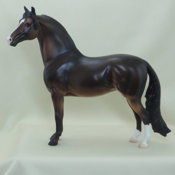 DEAR VIENNA - LE4 Dapple Seal Bay Morgan Model Horse - 3/15