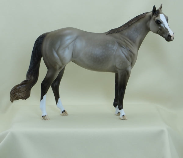 MAYBE I'M DREAMING - OOAK Turned Head Champagne Stock Horse Mare 3/15