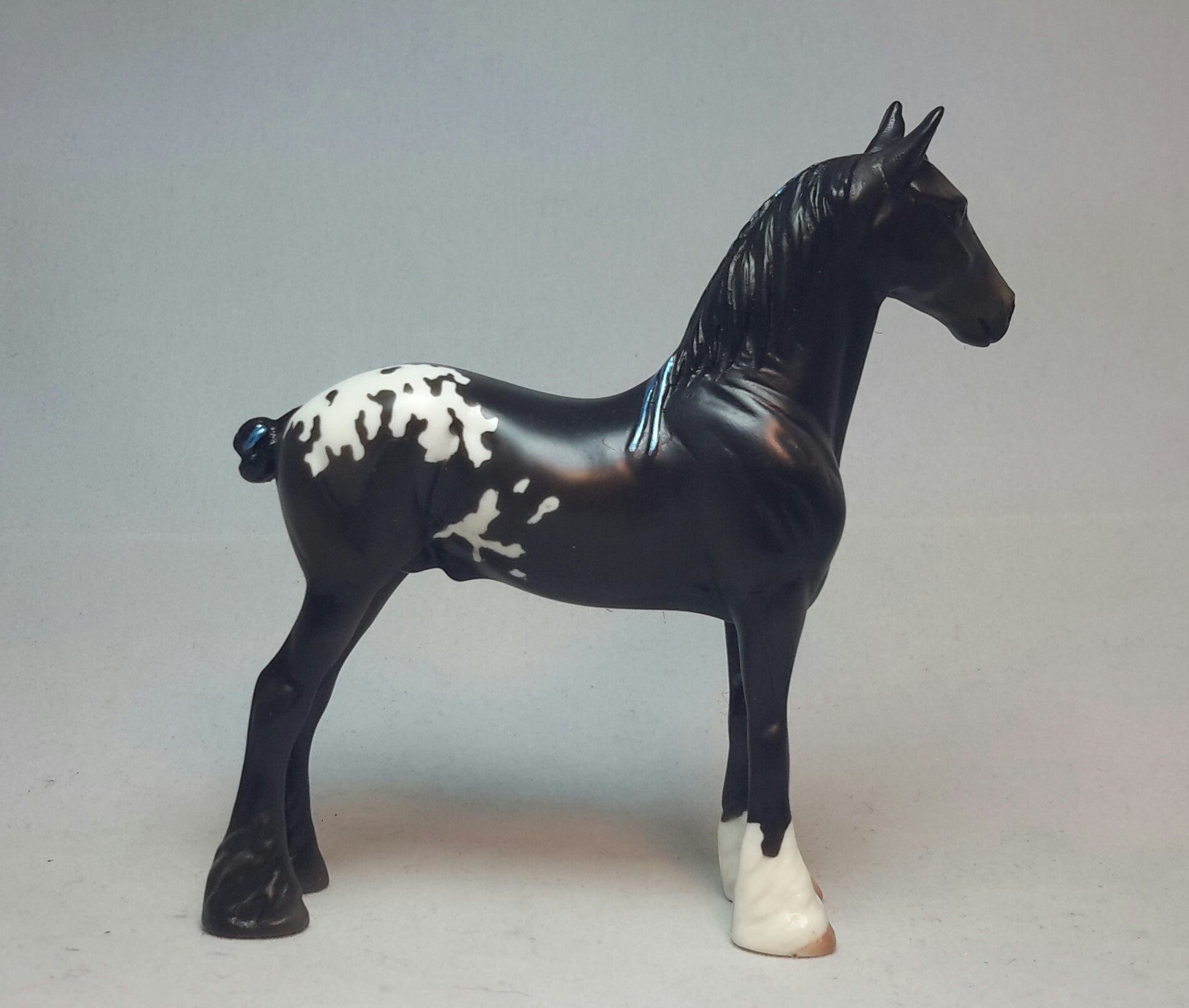 ANT JO - Appaloosa Chip Drafter Model Horse