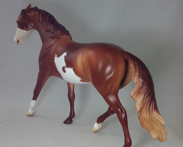 RED RUSSIAN - OOAK Chestnut Horse Sculpture by Sheila Bishop