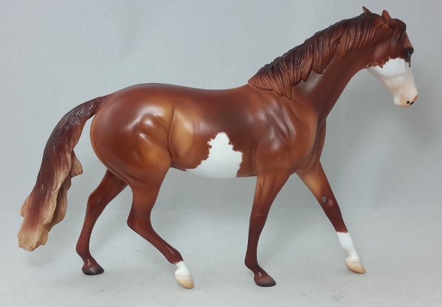 RED RUSSIAN - OOAK Chestnut Horse Sculpture by Sheila Bishop